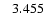 $\rm ~~~3.455 $