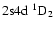 $\rm 2s4d~ ^1D_2$