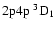 $\rm 2p4p~ ^3D_1$