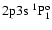 $\rm 2p3s~ ^1P_1^o$