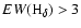${EW({\rm H}_\delta)} >
3$