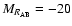 $
M_{R_{\rm AB}} = -20$