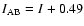$I_{\rm AB}=I+0.49$
