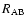 $R_{\rm AB}$