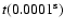 $t(0.0001^{\rm s})$
