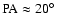 $\rm PA\approx 20\hbox{$^\circ$ }$