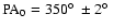 $\rm PA_0 = 350\hbox{$^\circ$ }\pm 2 \hbox{$^\circ$ }$