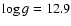 $\log g=12.9$