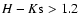 $H-K{\rm s} >1.2$