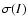 $\sigma(I)$