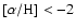 ${\rm [\alpha /H]<-2}$