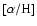 ${\rm [\alpha/H]}$