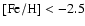 ${\rm [Fe/H] < -2.5}$
