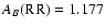$A_{B}\rm (RR)=1.177$