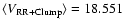$\langle V_{\rm RR+Clump}\rangle =18.551$
