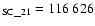 $_{\rm SC\_21} =116~626$