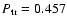 $P_{\rm tr} = 0.457$