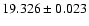 $19.326\pm0.023$