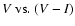 $V~{\rm vs.}~(V-I)$
