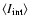 $\langle
{I_{\rm int}}\rangle$