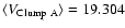 $\langle V_{\rm Clump~A}\rangle=19.304$