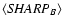 $\langle {\it SHARP}_B\rangle$