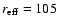 $r_{\rm eff}=105$