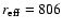 $r_{\rm eff}=806$