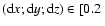 $({\rm d}x;{\rm d}y;{\rm d}z)
\in [0.2~$