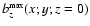$b_z^{ {\mbox {\rm {\tiny max}}}}(x;y;z=0)$