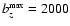 $b_z^{ {\mbox {\rm {\tiny max}}}}=2000$