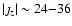 $\vert\jmath_z\vert \sim 24{-}36$