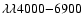 $\lambda\lambda4000{-}6900$