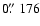 $0\hbox{$.\!\!^{\prime\prime}$ }176$