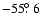 $-55\hbox{$.\!\!^\circ$ }6$