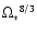 ${\Omega_*}^{8/3}$
