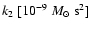 $k_{\rm 2}~[10^{-9}~M_{\odot}~ {\rm s}^2]$
