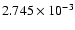 $2.745 \times 10^{-3}$