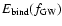 $E_{\rm bind} (f_{\rm GW})$