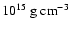 $10^{15}~{\rm g~cm^{-3}}$