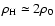 $\rho_{\rm H}\simeq
2\rho_0$