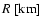 $R~[{\rm km}]$