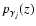 $p_{\gamma_j}(z)$