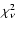 $\chi_{\nu}^{2}$