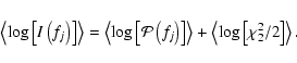\begin{displaymath}%
\left\langle \log\left[I\left(f_j\right)\right] \right\rang...
...+ \left\langle \log\left[ \chi_{2}^{2}/2\right] \right\rangle.
\end{displaymath}