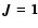 ${\vec J} \bf =1$