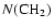 $N({\rm CH}_2)$
