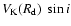 $V_{\rm K}(R_{\rm d})~\sin i$