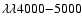 $\lambda\lambda4000{-}5000$