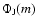 $\Phi _{\rm J}(m)$